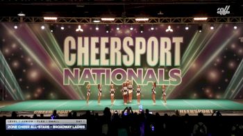 Zone Cheer All-Stars - Broadway Ladies [2026 L1 Junior - Flex - Small Day 1] 2026 CHEERSPORT National All Star Cheerleading Championship
