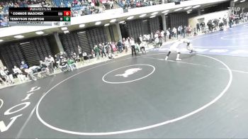 113 lbs Champ. Round 2 - Connor Maschek, Unattached vs Tennyson Hampton, Rock Island