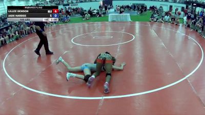 100 lbs Lillee Denson, Michigan Red vs Jade Hardee, Illinois