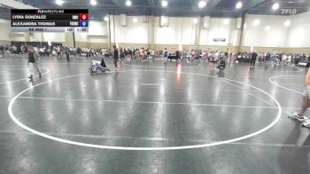 95 lbs Rr Rnd 1 - Lydia Gonzalez, Gladiator Wrestling vs Alexandra Thomas, Youth Impact Center Wrestling Club