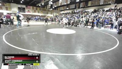 106 lbs Cons. Round 2 - Wyatt Conkright, Temecula Valley vs Eli Mayer, Vacaville