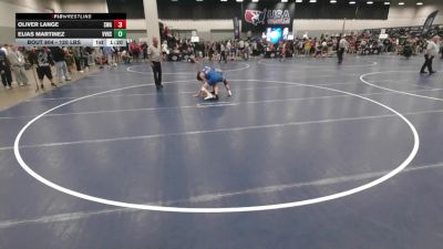 120 lbs Champ. Rd Of 128 - Oliver Lange, Sebolt Wrestling Academy vs Elias Martinez, Volcano Vista High School Wrestling