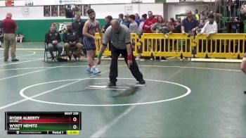 126 lbs Champ. Round 3 - Wyatt Nemitz, PERKINS vs Ryder Alberty, GALION