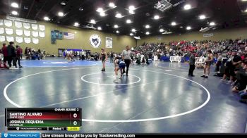 126 lbs Champ. Round 2 - Santino Alvaro, Santa Ynez vs Joshua Requena, Camarillo