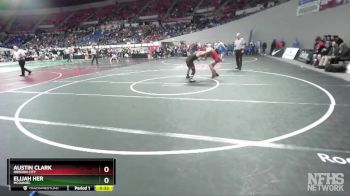 6A-132 lbs Cons. Round 2 - Elijah Her, McDaniel vs Austin Clark, Oregon City