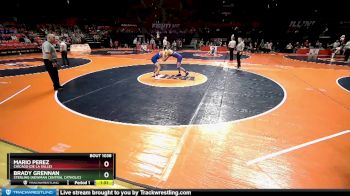 1A 132 lbs Champ. Round 1 - Mario Perez, Chicago (De La Salle) vs Brady Grennan, Sterling (Newman Central Catholic)