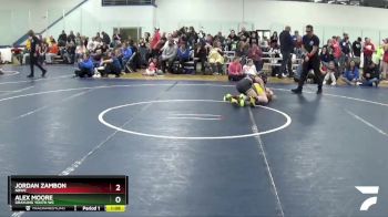 101 lbs Quarterfinal - Jordan Zambon, NBWC vs Alex Moore, Grayling Youth WC