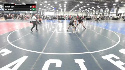 170 lbs Consi Of 32 #1 - Jaxon Cox, KY vs Jack Degl, NY