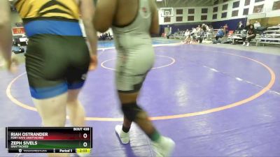 285 lbs Cons. Round 4 - Riah Ostrander, Fort Hays Unattached vs Zeph Sivels, Unattached