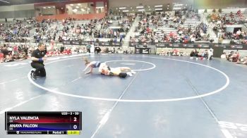 50 lbs Round 1 - Nyla Valencia, CA vs Anaya Falcon, CA