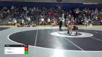 105 lbs Quarterfinal - Eli Taylor, South Paulding Junior Spartans vs Ezekiel Dotson, John Wayne Corcoran Wrestling Association