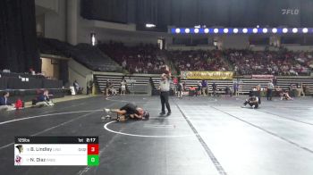 125 lbs Round Of 32 - Ben Lindley, Lindenwood vs Nathen Diaz, Fresno State WC