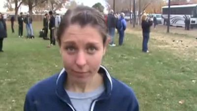 Cecily Lemmon of BYU after 2009 Mountain Regional