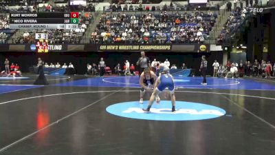 125 lbs Champ. Round 1 - Nico Rivera, JWU (Providence) vs Kurt Mokros, Ohio Northern