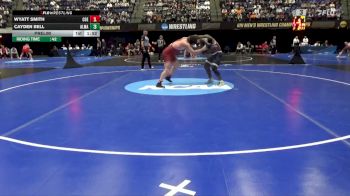 285 lbs Prelim - Wyatt Smith, Coe vs Cayden Bell, Alma