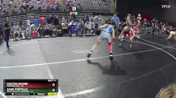 130 lbs Finals (8 Team) - Zane Portillo, South Dakota Lightning vs Colton Moore, Nebraska Red