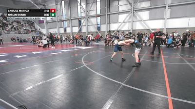 97.6-101.4 lbs Champ. Round 2 - Josiah Evans, Big Cat Wrestling Club vs Samuel Mattox, Scrap Yard Garage Wrestling