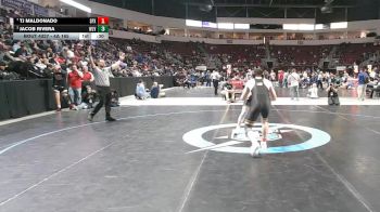 4A 165 lbs Cons. Round 3 - TJ Maldonado, St. Pius X vs Jacob Rivera, West Las Vegas
