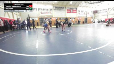 190 lbs Champ. Round 2 - Mia Haro, Newark Memorial vs Danica Silva-Angel, Ukiah