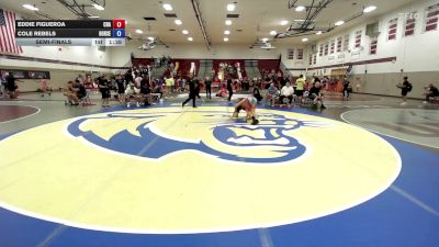 132 lbs Semifinal - Eddie Figueroa, Christian Brothers Academy vs Cole Rebels, Iron Horse