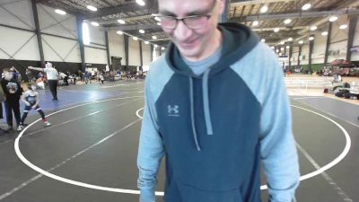 46 lbs 5th Place - Carson Lee, Run To Danger vs Hunter Carlyle, Mat Demon WC