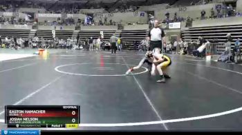 55 lbs Semis (4 Team) - Easton Hamacher, Becker vs Josiah Nelson, NLS (New London/Spicer)