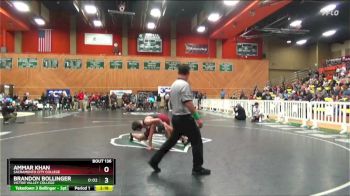 149 lbs Quarterfinal - Ammar Khan, Sacramento City College vs Brandon Bollinger, Victor Valley College