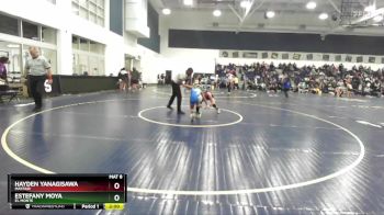 100 lbs Quarterfinal - Hayden Yanagisawa, Mayfair vs Estefany Moya, El Monte