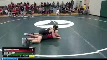 113 lbs Round 1 - Cole Snyder, Scottsboro vs Le`o Mondragon, Weaver