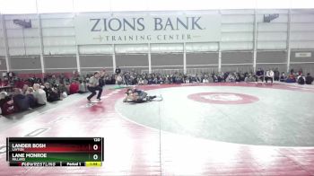 120 lbs Quarterfinal - Lane Monroe, Millard vs Lander Bosh, Layton