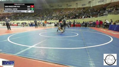 133 lbs Consi Of 16 #1 - Ania-Maelynn Fox, Cache vs Gabriela Ortiz, Poteau