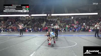 90 lbs Cons. Round 1 - Olivia Diffenbaugh, Mulvane vs Harper Rose, Jr Wildcats