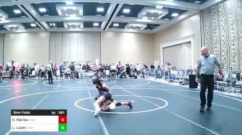 80 lbs Semifinal - Emery Merlos, Savage House WC vs Lauren Lopez, Legacy WC