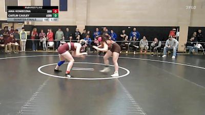 138 lbs Quarterfinal - Ania Konieczna, Sharon vs Caitlin Cauley, Agawam