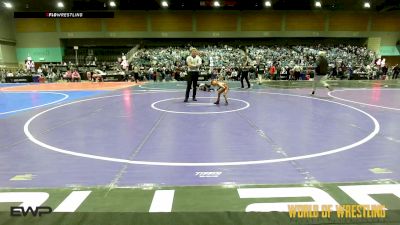 43 lbs Consi Of 16 #2 - Josiah Piz, Team Coalinga vs Abel Calderon, Redmond High School