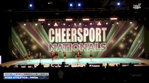 Star Athletics - Neon [2026 L1 Mini - Small - B Day 1] 2026 CHEERSPORT National All Star Cheerleading Championship