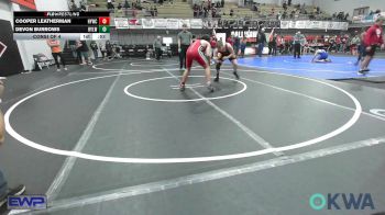 155 lbs Consi Of 4 - Cooper Leatherman, Hilldale Youth Wrestling Club vs Devon Burrows, Roland Youth League Wrestling