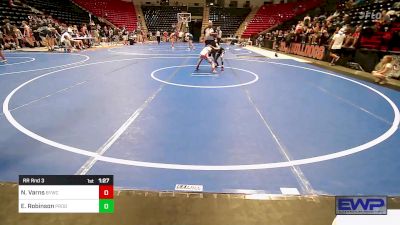 70 lbs Rr Rnd 3 - Nolan Varns, Butler Youth Wrestling vs Elijah Robinson, Prodigy Elite Wrestling