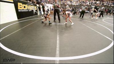 62-68 lbs Rr Rnd 3 - Adria Brigge, Mojo Grappling Academy vs Emyle Thompson, HURRICANE WRESTLING ACADEMY