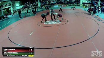 138 lbs Quarterfinal - Cael Sellers, Elko vs Qua`ion Russell, Sunrise Mtn