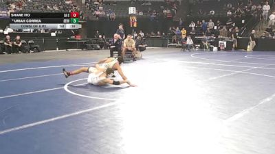 113 lbs Consi Of 8 #2 - Shane Ito, La Costa Canyon (SD) vs Uriah Correa, Servite (SS)