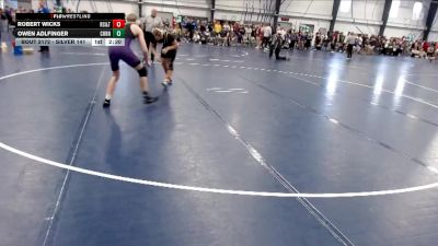 Silver 141 lbs Cons. Round 3 - Owen Adlfinger, Cornell College vs Robert Wicks, Rochester Community & Tech. College