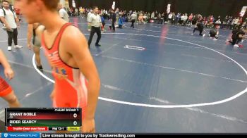 145 lbs Champ. Round 2 - Rider Searcy, IL vs Grant Noble, CO