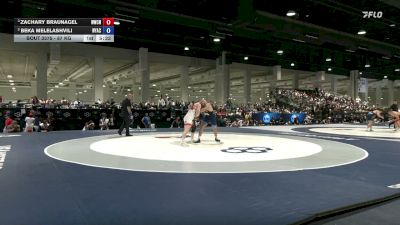 87 kg Semis - Zachary Braunagel, Navy Wrestling Club/NYAC vs Beka Melelashvili, Nyac