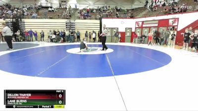 99-106 lbs Quarterfinal - Dillon Thayer, Bulldog Premier WC vs Lane Burns, PAWS Elite WC