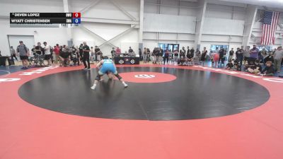 138 lbs Champ. Rd Of 64 - Deven Lopez, Duran Wrestling Club vs Wyatt Christensen, Sanderson Wrestling Academy