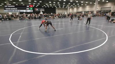 157 lbs Champ. Rd Of 32 - David Daniels, Granite Hills High School Wrestling vs Ray Ndanzia, Cardinal Wrestling Club