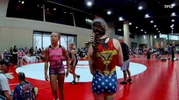 100 lbs Quarterfinals (8 Team) - Ella Harmon, TWA #2 vs Isabella Johnson, NC National Team