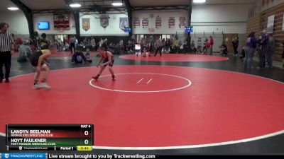 6 lbs Round 4 - Landyn Beelman, Keokuk Kids Wrestling Club vs Hoyt Faulkner, Fort Madison Wrestling Club