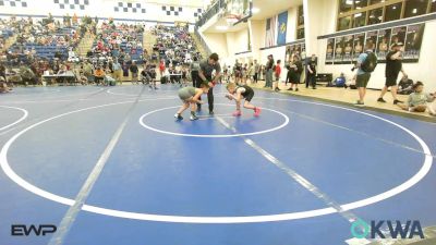 75 lbs Consi Of 4 - Wade Ramsey, Coweta Tiger Wrestling vs Cayden Chiles, Bristow Elementary Wrestling Club